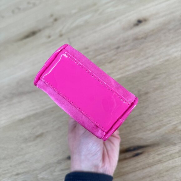 Victorias Secret VTG Angel Mini Coin Purse Keychain Pink Tiny Zipper Close Y2K - Picture 5 of 9